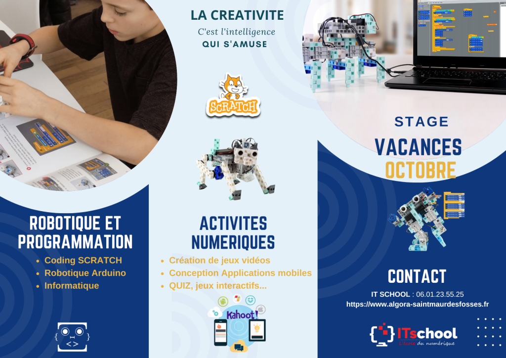 Stage vacances enfants octobre 2024